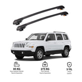 JEEP PATRIOT 2007-2017 TRX1 Thunder Carrier Barres transversales pour galerie de toit de voiture, 2 barres